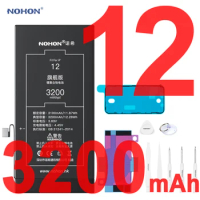Nohon Battery For iPhone 12 12Pro 3100mAh-3200mAh High Capacity Built-in Li-polymer Bateria For Apple iPhone12Pro+Tools