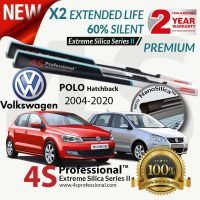 Phụ kiện ô tô Volkswagen Polo Hatchback, Bộ phận chuyên nghiệp 4S ™, Dòng Silica Cực II, Lưỡi gạt nư