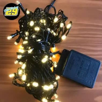 Lampu Natal Tumblr 10meter 90LED Lampu Natal 10M Warna Kuning