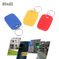1pc UID+5577 RFID Tag Smart NFC Dual Chip IC+ID Composite Keychain 125KHZ EM4305 13.56MHZ Repeatable Erasable Access Card