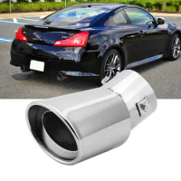 LAICY For Infiniti G37 G35 Q50 Car Rear Exhaust Pipe Tail Muffler Tip Universal Stainless Steel Car Exhaust Pipe Accessories