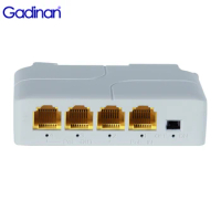 Gadinan 1 to 3 Port PoE Extender Passive Cascadable IEEE802.3af for IP Port Transmission Extender for POE Switch NVR IP Camera