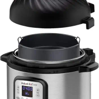 Instant Pot Duo Crisp 11-in-1 Air Fryer and Electric Pressure Cooker Combo with Multicooker Lids that Air Fries