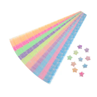 LMDZ 900 Sheets Star Origami Paper Color Flash Star Paper Stars