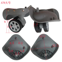 A79 Trolley Wheels Suitcase Luggage Universal Wheel Luggage Accessories Repair Part Replacement