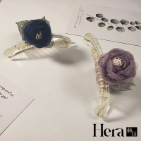 【HERA 赫拉】韓式簡約設計布藝鯊魚夾 H111031409(髮飾 鯊魚夾)