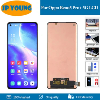 6.55"Original New AMOLED For Oppo Reno5 Pro Plus 5G LCD Display Screen Touch Digitizer For Reno 5 Pro 5G EU Edition PDRM00 LCD