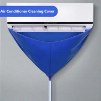 Air Conditioner Cleaning Cover Portable Split Air Conditioning Cleaning Bag Home Dustproof Air Conditioner Filter Cleaning Tool
