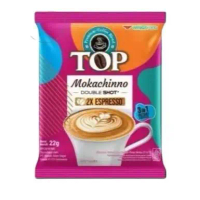 Kopi Top Mokachinno Double shot 2x Espresso 1 Renteng Isi 15 Sachet kopi bubuk instan
