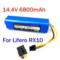 14.4V 6800mAh Original Rechargeable Li-ion Battery for Lifero RX10 Robot Vacuum Cleaner Battery Pack