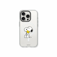 【RHINOSHIELD 犀牛盾】iPhone 14系列 Clear MagSafe兼容 磁吸透明手機殼/經典-Snoopy&amp;胡士托(史努比)