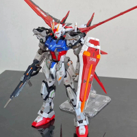 Gundam Model Assembly Mecha Figure HG New Strike Freedom Gundam 1/144 Warrior Red Heresy Figure Disp