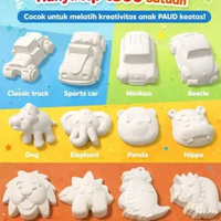 gypsum painting elephant