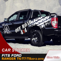 Car decal 4x4 off road direction indicator graphic Vinyl car sticker for ford ranger T6/T7/T8 2012 2013 2014 2015 2016 2017 2018