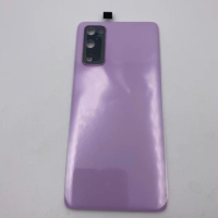 Battery Back Cover Door Housing with Camera Glass Lens Frame for Samsung Galaxy S20 FE 5G