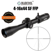Marcool 4-16X44 SF FFP Riflescope No Illumination HD Hunting Rifle Scope Tactical Optical Sight for Airsoft .223 .308 AR15
