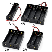 18650 Battery Holders 3.7V Battery Clip High Quality Plastic Battery Storage Box Case for 18650 Battery AA LR6 HR6 MN1500