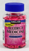Kirkland Signature Allergy Medicine Diphenhydramine HCI 25 mg 600 Minitabs New