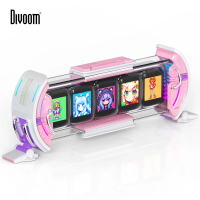 Divoom times gate-cyberpunk gaming setup digital clock with smart app control WiFi connect RGB LED d