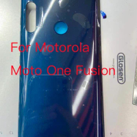 For Motorola Moto One Fusion OnefusionBack Battery Cover Housing Rear Back Cover Housing Case Repair Parts