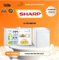 KULKAS SHARP 50MB XW | Kulkas Mini Bar Sharp [50 Liter]