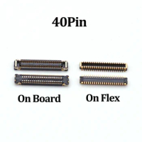 10-50pcs 40pin LCD Display Screen Plug FPC Connector On Board For Xiaomi Redmi Note8pro Note 8 7 Pro Hongmi Note 7pro 8Pro