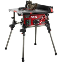 SKIL 15 Amp 10 Inch Portable Jobsite Table Saw with Folding Stand- TS6307-00