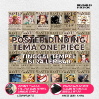 Poster Dinding One Piece Isi 24 Poster Tinggal Pasang | Poster Kamar | Poster Dinding