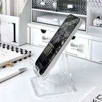 for Stand accessories Acrylic Desktop Tablet PC Support Holder for iPad Air 4 5 Mini 6 11 Mi Pad Phone Crystal Bracket