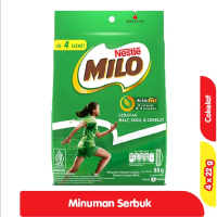 Milo Activ-Go Susu Cokelat Sachet 4×22g