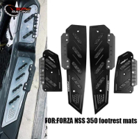 For Honda Forza350 FORZA 350 NSS 350 2018-2024 2023 Motorcycle Accessories Footrest Footboard Step Footpad Pedal Plate Foot Pegs