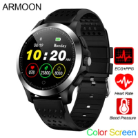 Smart Watch W8 ECG PPG Heart Rate Bracelet Sleep Monitor Blood Pressure Fitness Tracker Waterproof Color Screen Multi Sport Band
