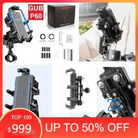 GUB Phone Holder Varian Lengkap Motor Moto Handphone Bracket P10 G81 P30 P40 Pro 2 - GUB P30 GUB P60