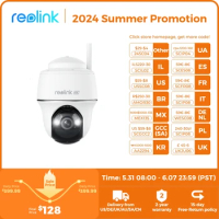 reolink First 4K Wireless Pan &amp; Tilt Security Cameras 5/2.4 GHz Wi-Fi 8MP Outdoor Solar Battery Powered IP Camera Argus PT Ultra