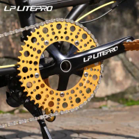 LITEPRO Starry Sky Bubble Chainring 52/56/58T Folding Bike Aluminum Alloy Chainwheel Chainrings 130BCD Iamok Bicycle Parts