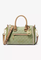MICHAEL KORS Michael Kors Carine Extra-Small Signature Logo Satchel Light Sage Multi