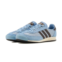 【adidas 愛迪達】WB x Adidas SL 76 Ash Blue 湖水藍 IH3262(男鞋 休閒鞋 聯名款)