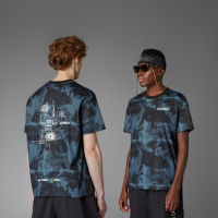 adidas 愛迪達 短袖上衣 男 訓練 慢跑 國家地理頻道 亞規 NG U A.R AOP T 藍 JD5959