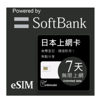 【citimobi】eSIM日本7天吃到飽-2GB/日高速流量(日本網卡 吃到飽 日本 網卡 沖繩 大阪 北海道 eSIM)