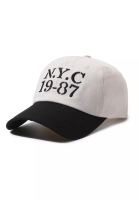 Kings Collection 黑色 NYC 可調式棒球帽 KCHT2427