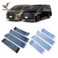 For 2023 Toyota Alphard Vellfire 40 Series Stainless Steel Door Sill Scuff Plate Accessories