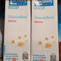 lactasoy unsweetened milk soy 1ltr susu kedelai