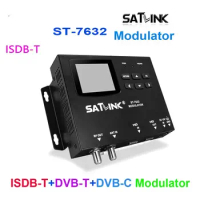 HD to RF Modulator ISDB or DVB-T DVB-C 1Route 1080P AV/ HD Input output Brazil Japan Argentina H.264 encoder modulator ST-7632