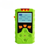 Portable 4 in 1 multi gas detector for EX CH4 O2 CO2 H2S CO N2 NH3 H2 CL2 SO2 NO biogas, etc. (pick any four gases)