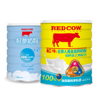 【REDCOW紅牛】固鈣金三角配方 2.2kg+好夢奶粉900g