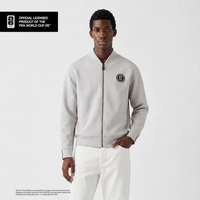 LARUSSO FIFA Collection - Jaket Bomber Pria Premium Official Fifa World Cup 2026 - Grey XL