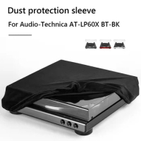 Turntable Dust Cover for Audio-Technica AT-LP60XBT Spandex High Elasticity Dustproof Protective Cover Record Player Dust Case