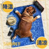 寵物冰墊狗狗墊子夏天涼席墊睡墊大型犬耐咬防水降溫寵物墊狗窩墊