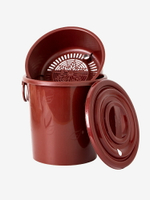 茶水桶垃圾廢水桶功夫茶具配件茶臺儲水桶家用小號過濾茶桶茶渣桶