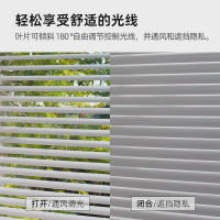 新款無繩百葉窗簾遮光升降免打孔卷簾百葉簾衛生間浴室廚房辦公室